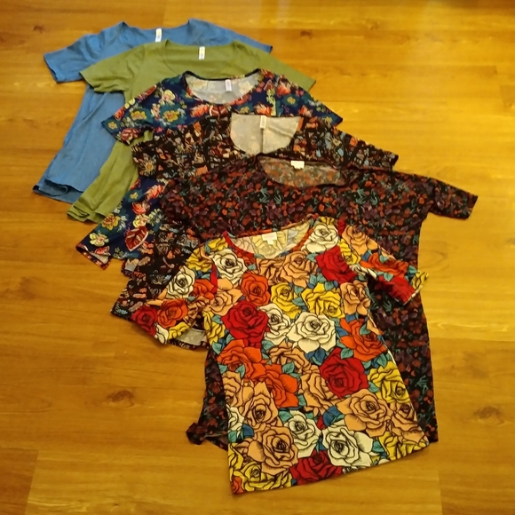 LuLaRoe Tops - Lot of 6 NWOT LULAROE Shirts Sz M